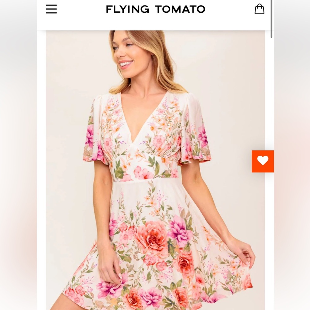 Flying Tomato. THE WORLD AWAITS LIGHT PINK WOVEN MINI DRESS